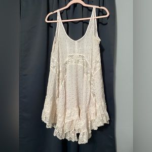 Free People She Swings Lace Slip